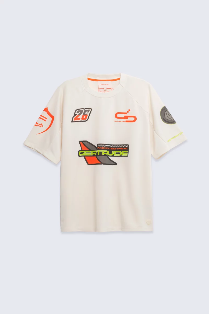 T-shirt baseball avec impressions Bastos crème homme - - Gertrude