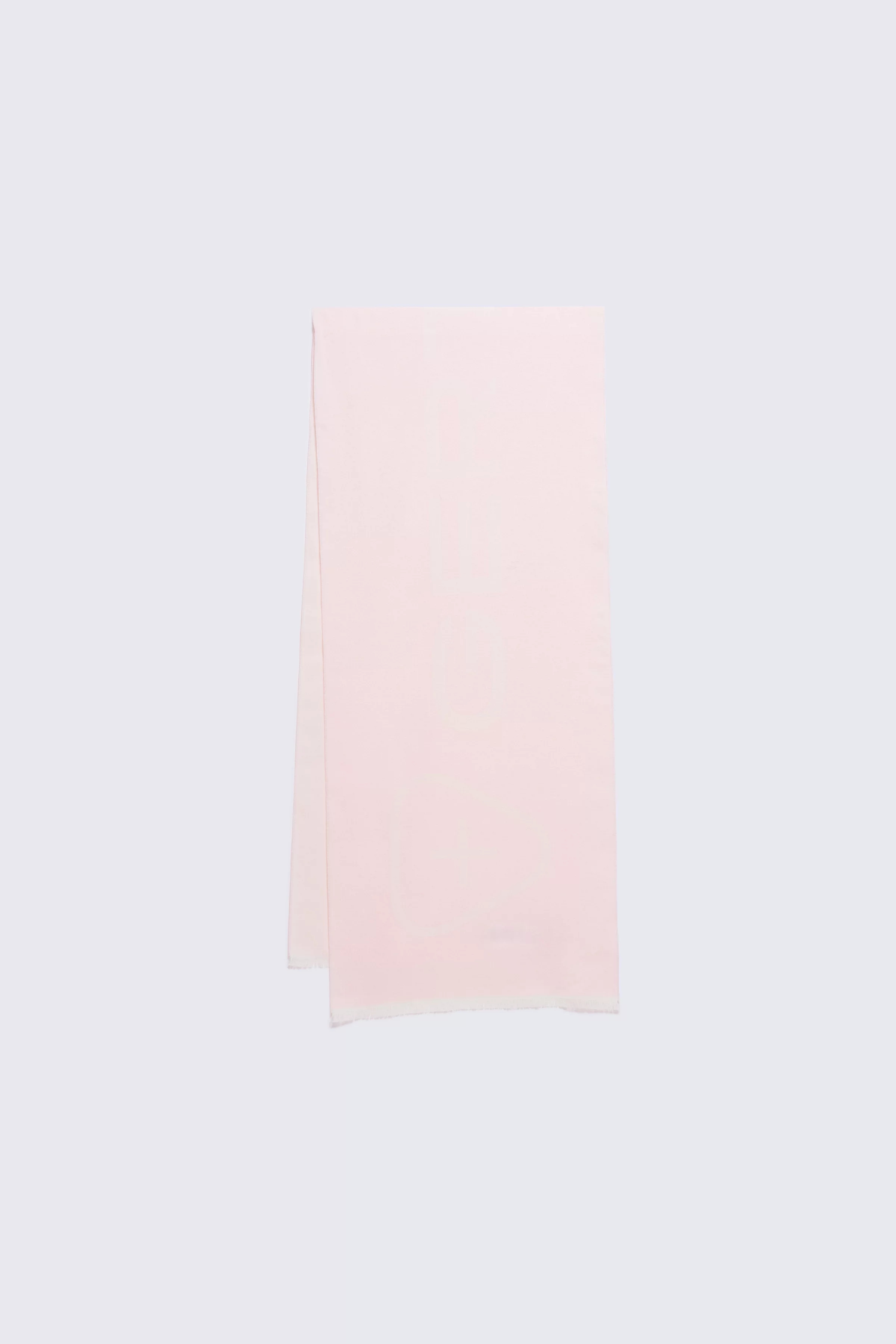 Mathilde two-tone unisex scarf in powder pink - Gertrude