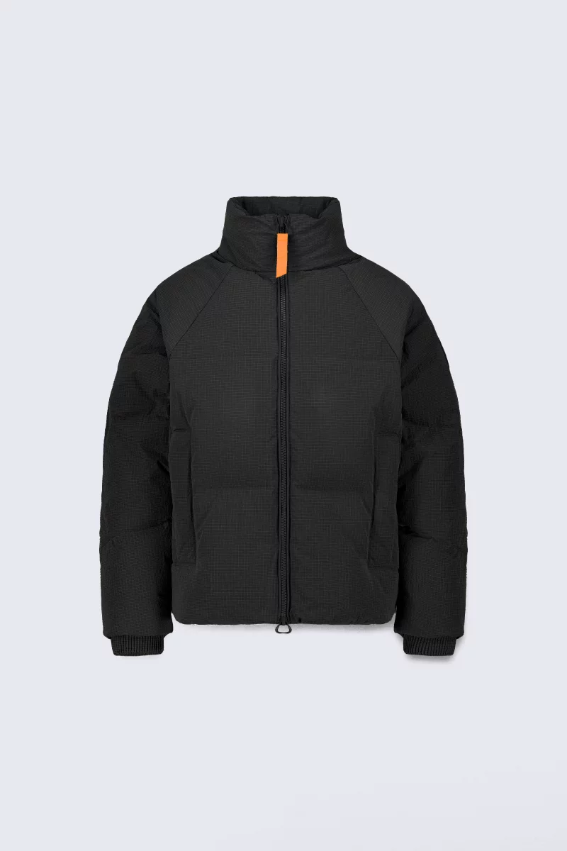 Doudoune mixte oversize en ripstop Gael black - Gertrude