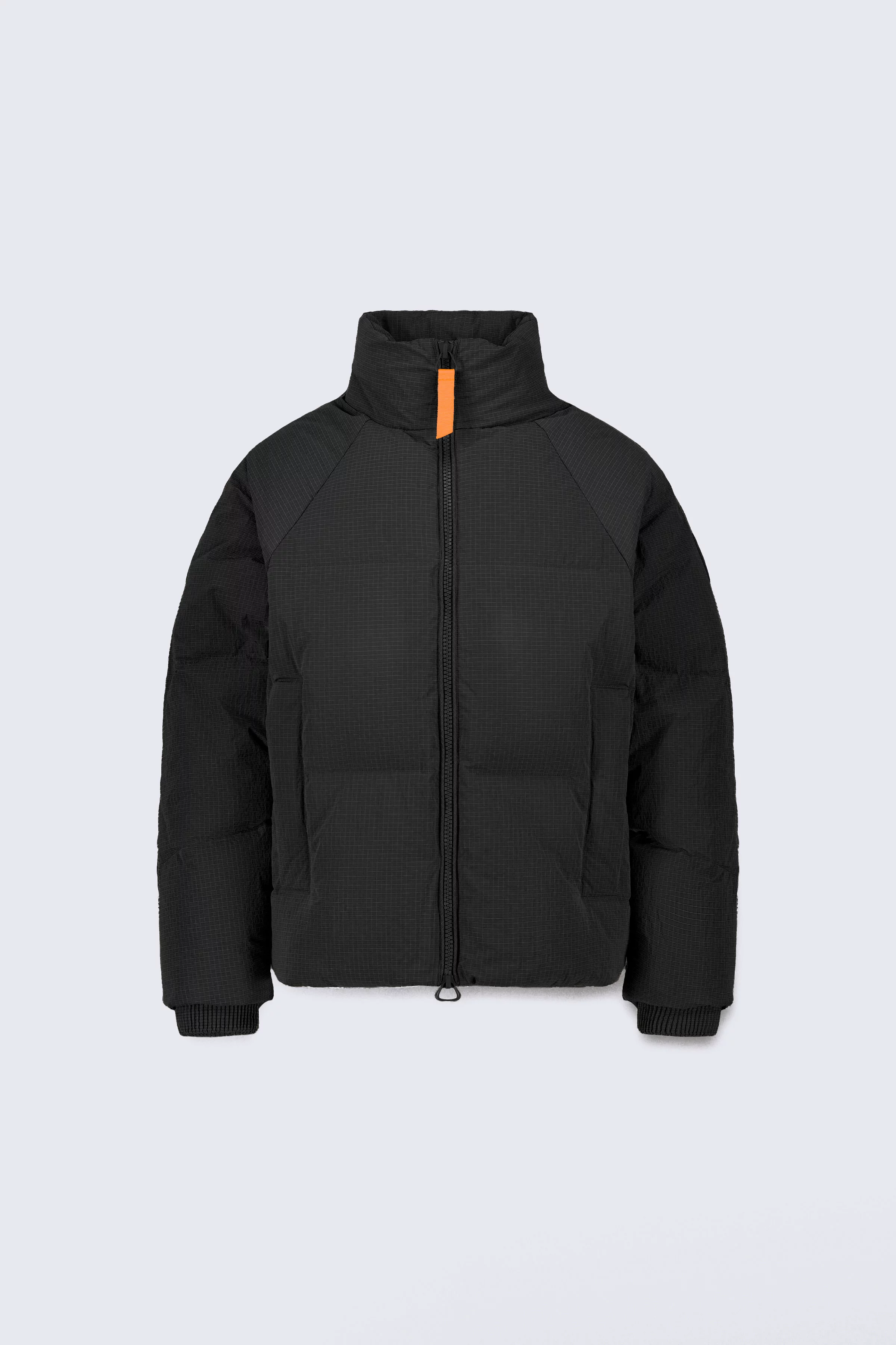 Gael black unisex oversized ripstop puffer jacket - Gertrude