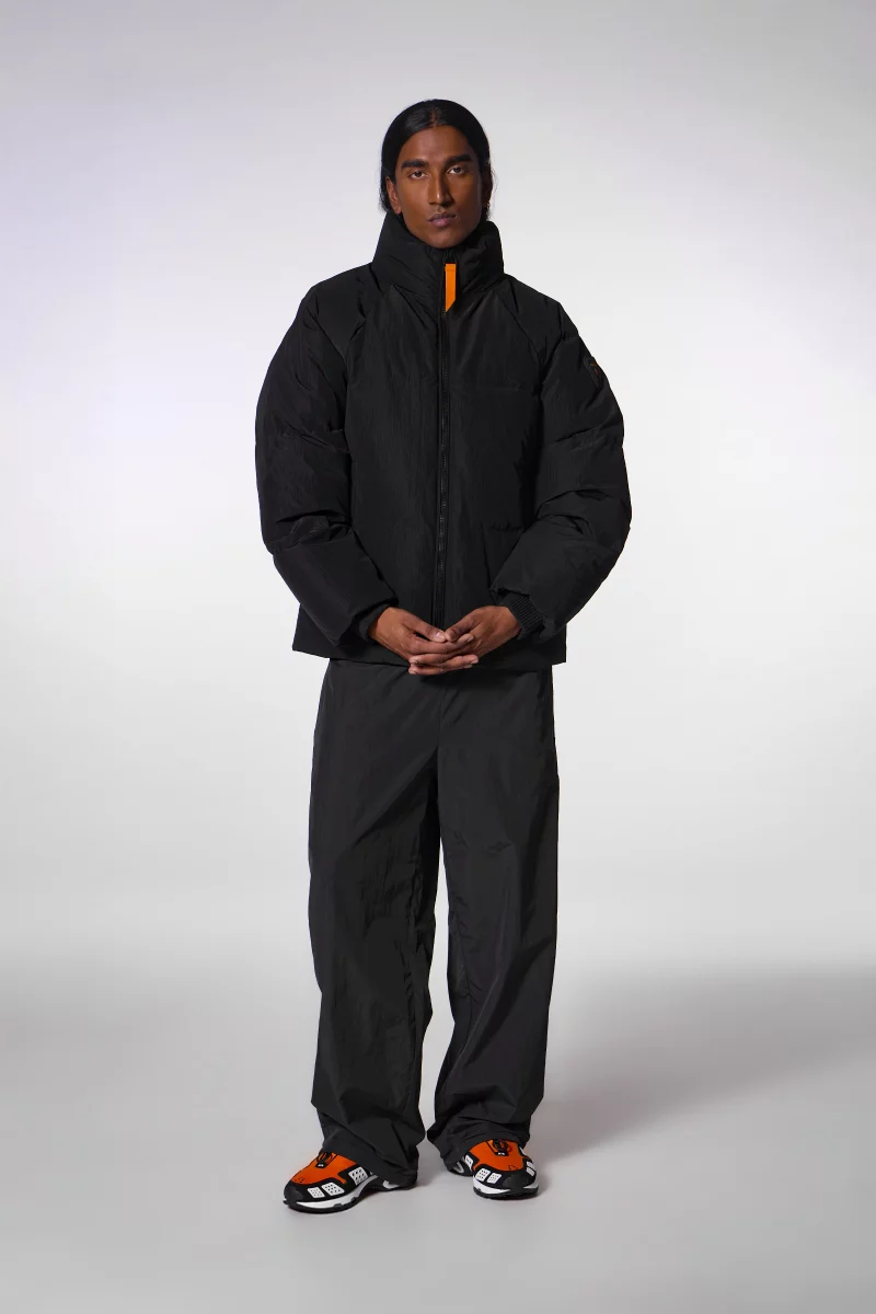 Doudoune mixte oversize en ripstop Gael black - Gertrude