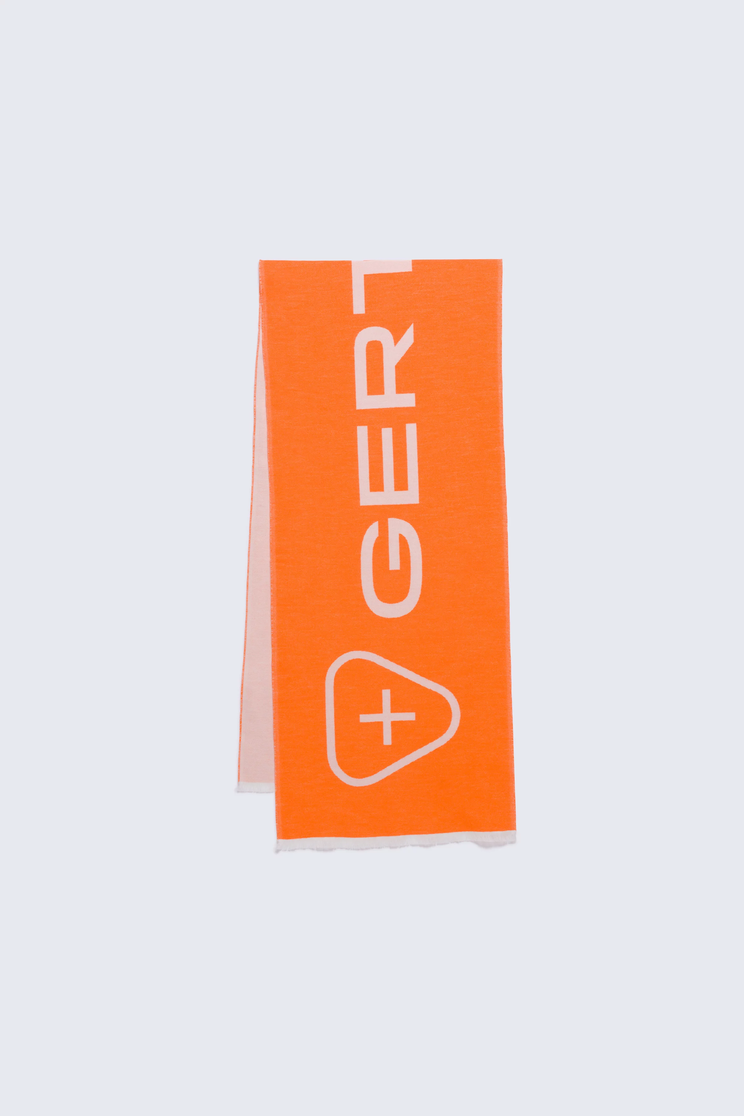 Écharpe mixte bicolore Mathilde orange - Gertrude