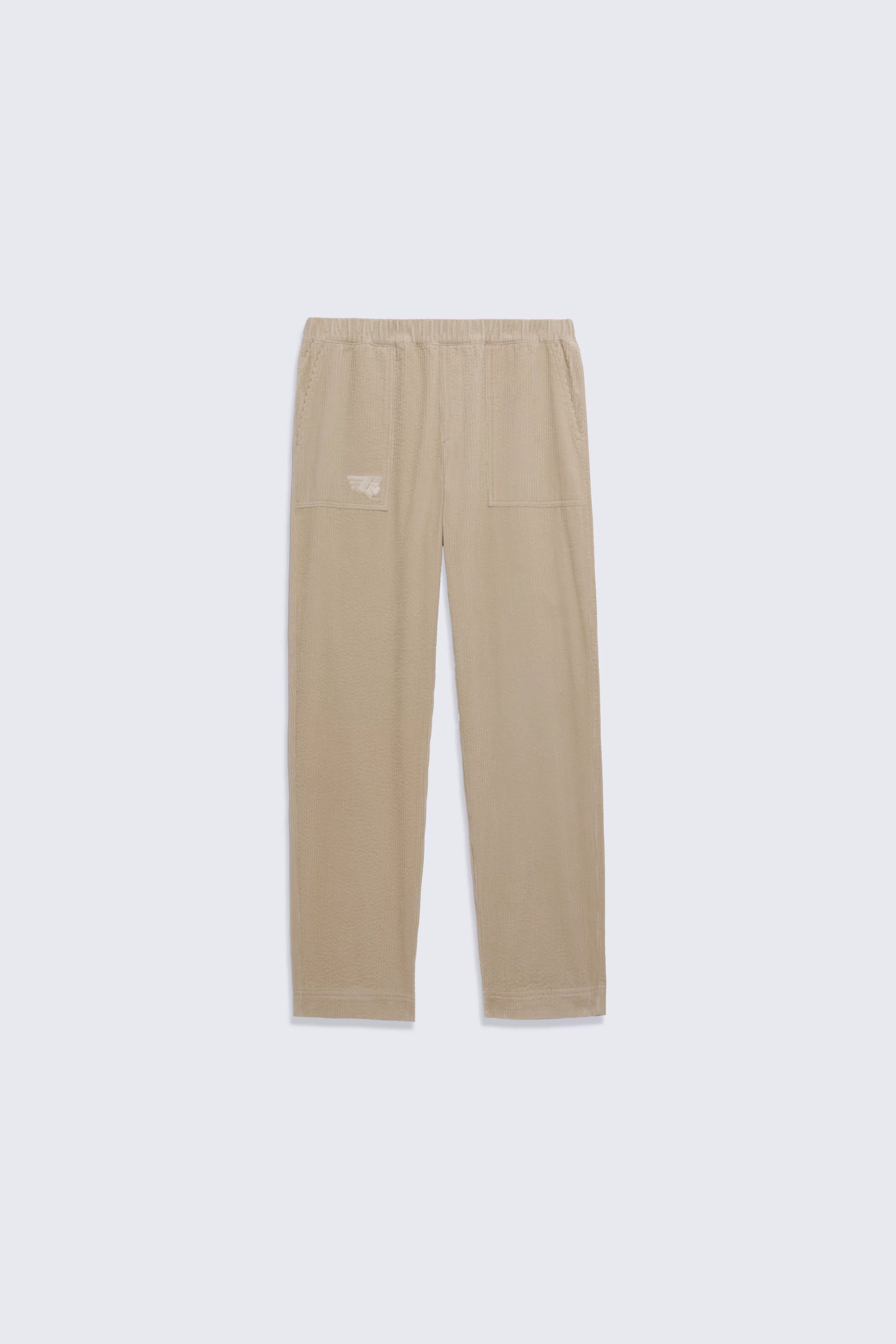 Pantalon en velours côtelé Axel daim - Gertrude