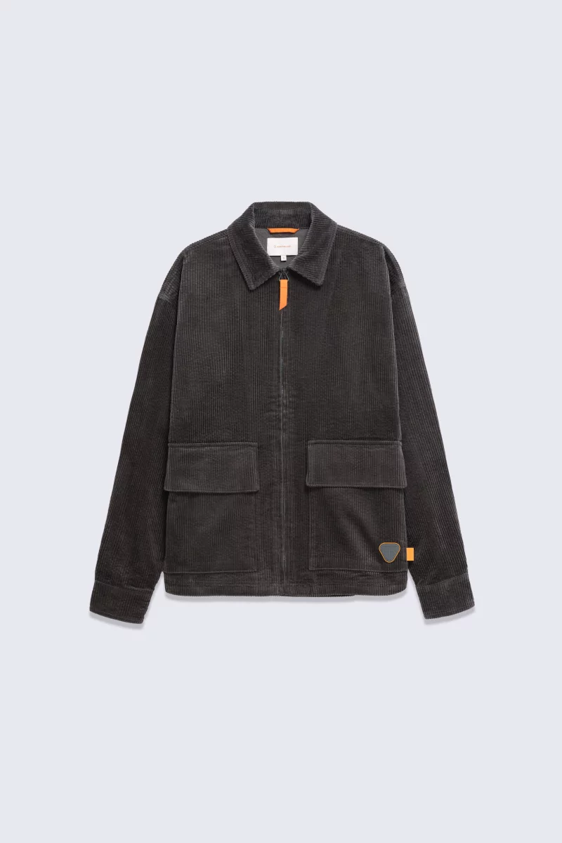 Veste chemise en velours côtelé Aston stone - Gertrude