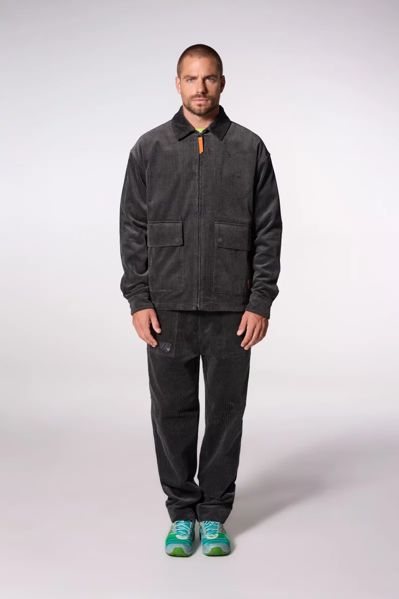 Veste chemise en velours côtelé Aston stone - Gertrude