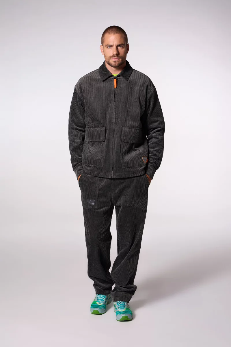 Aston stone corduroy shirt jacket - Gertrude