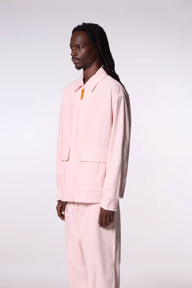 Veste chemise en velours côtelé Aston poudre - Gertrude