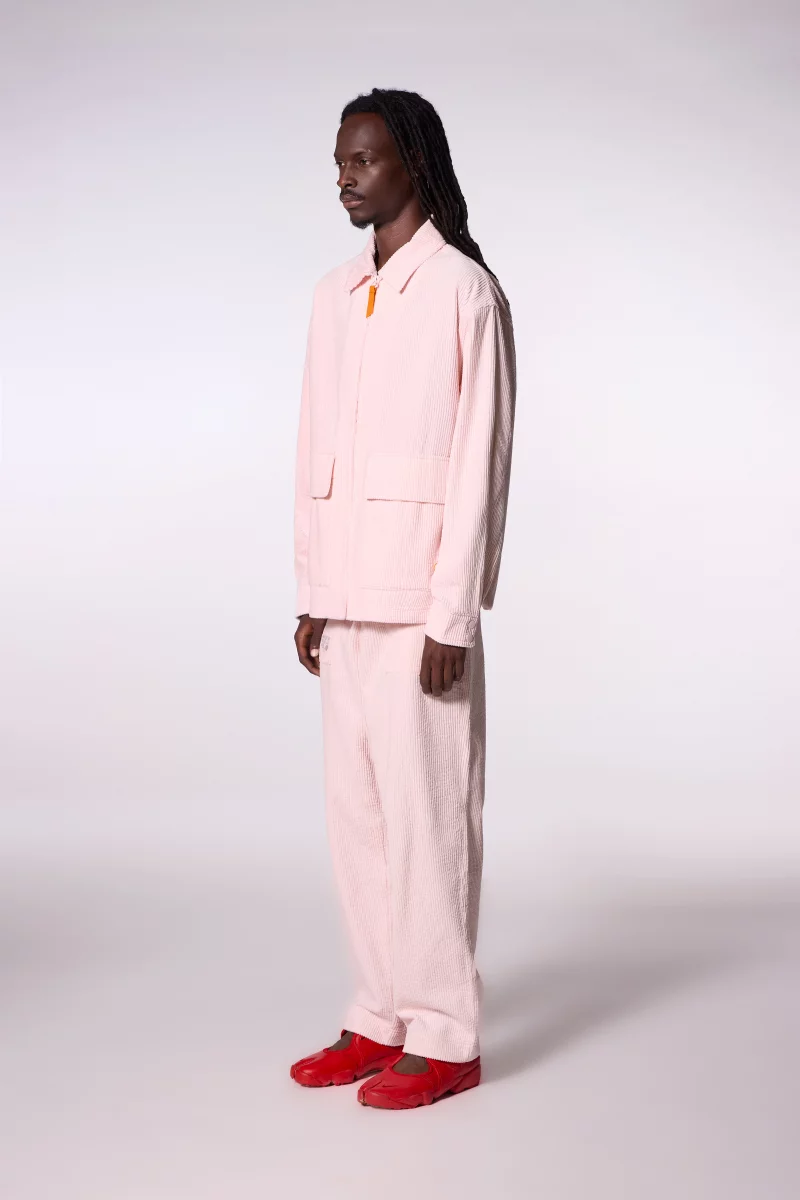 Veste chemise en velours côtelé Aston poudre - Gertrude