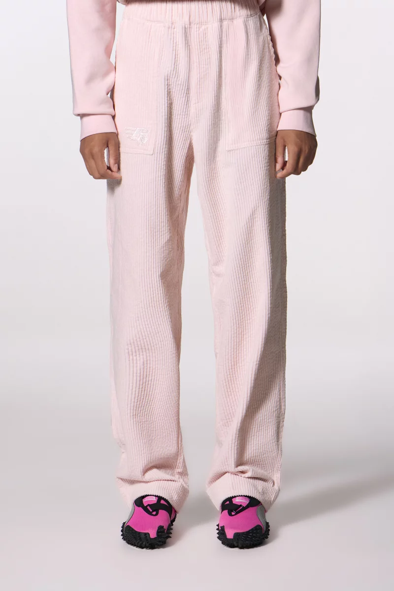 Axel corduroy trousers in powder pink - Gertrude