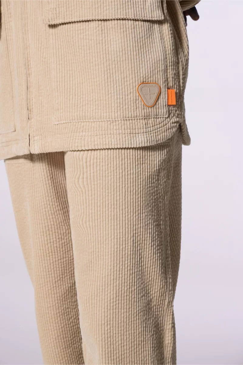 Gertrude Aston suede corduroy shirt jacket