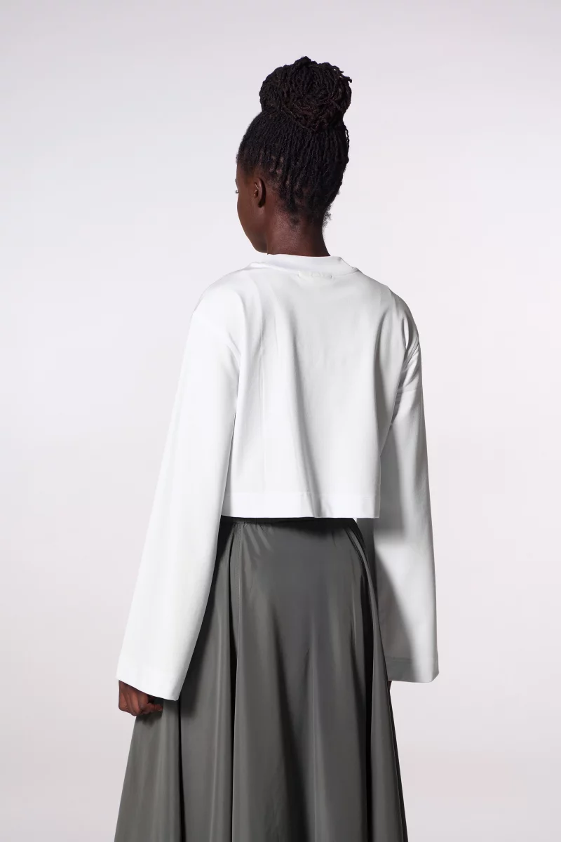 T-shirt technique cropped Ava blanc femme - - Gertrude T-shirt technique cropped Ava blanc femme - - Gertrude