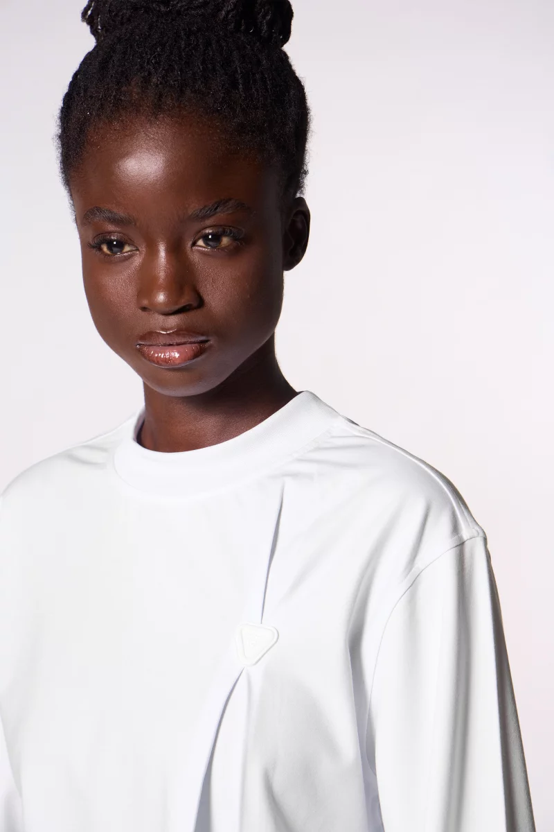 T-shirt technique cropped Ava blanc femme - - Gertrude T-shirt technique cropped Ava blanc femme - - Gertrude