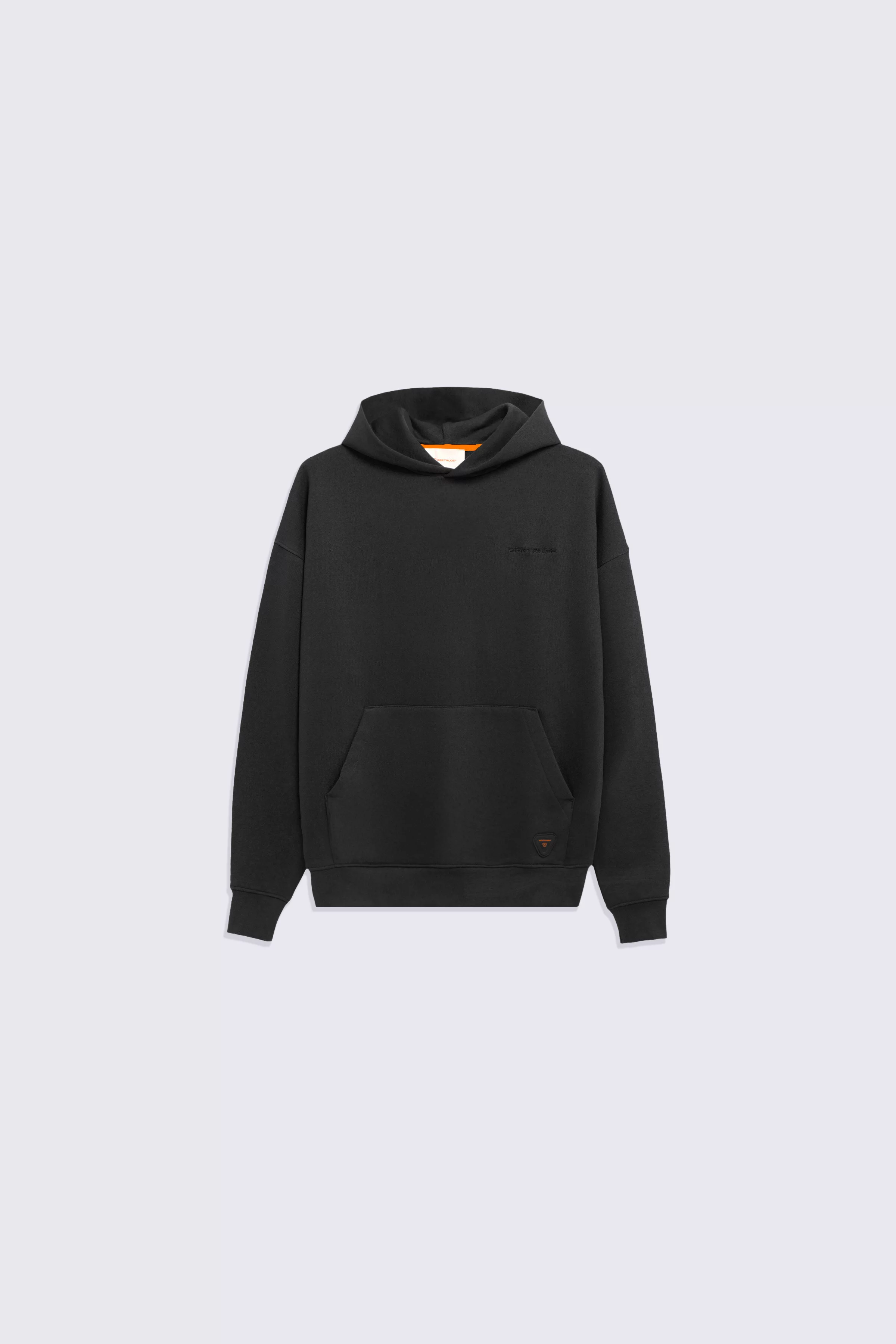 Little Charly children's black embroidered logo hoodie - Gertrude