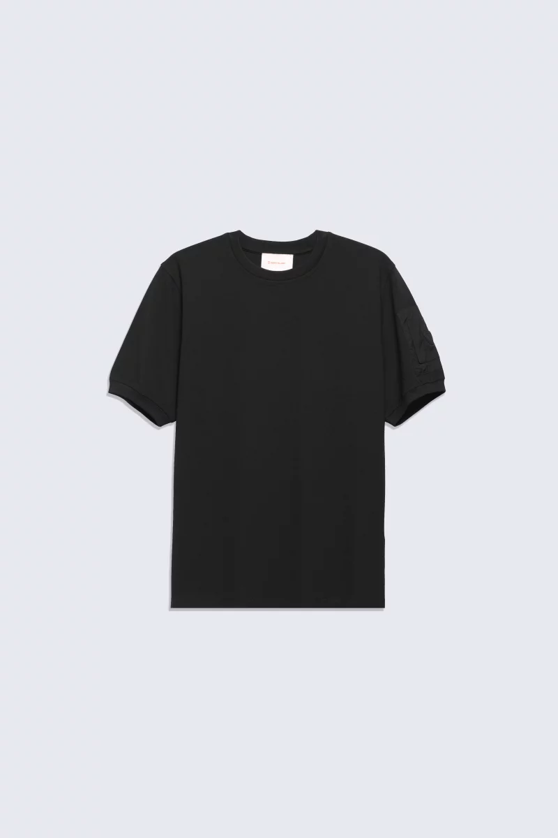 T-shirt technique avec double poche en nylon Little Timeo enfant black - - Gertrude