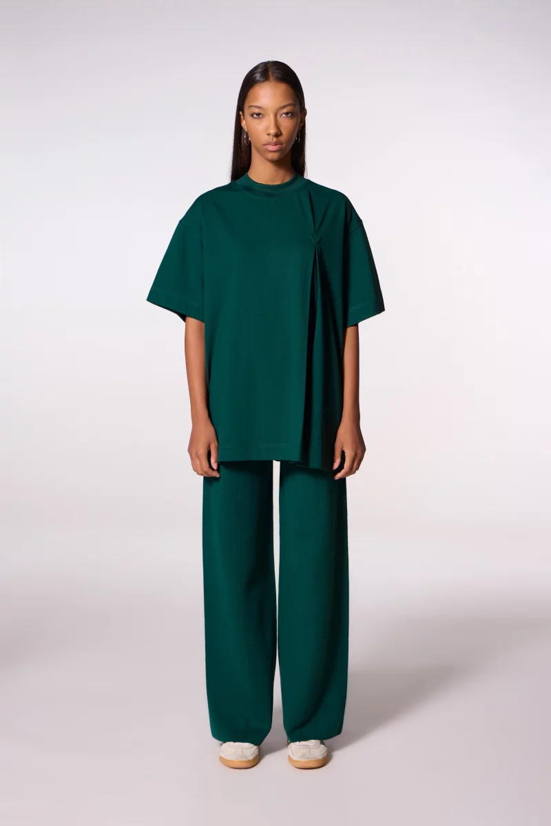 T-shirt technique long et ample Lya foret femme - - Gertrude