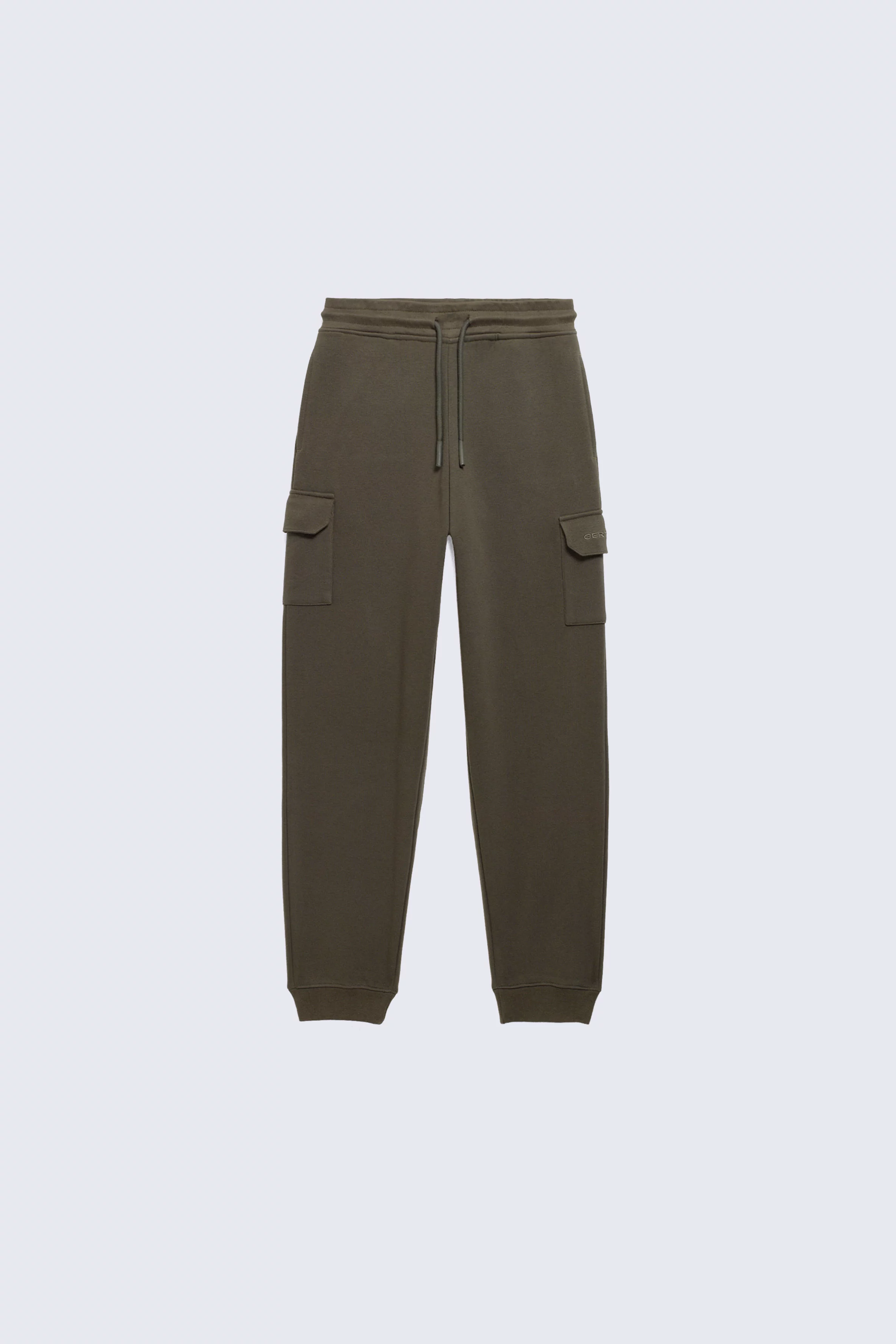Pantalon jogging mixte avec poches cargo Mario khaki - Gertrude