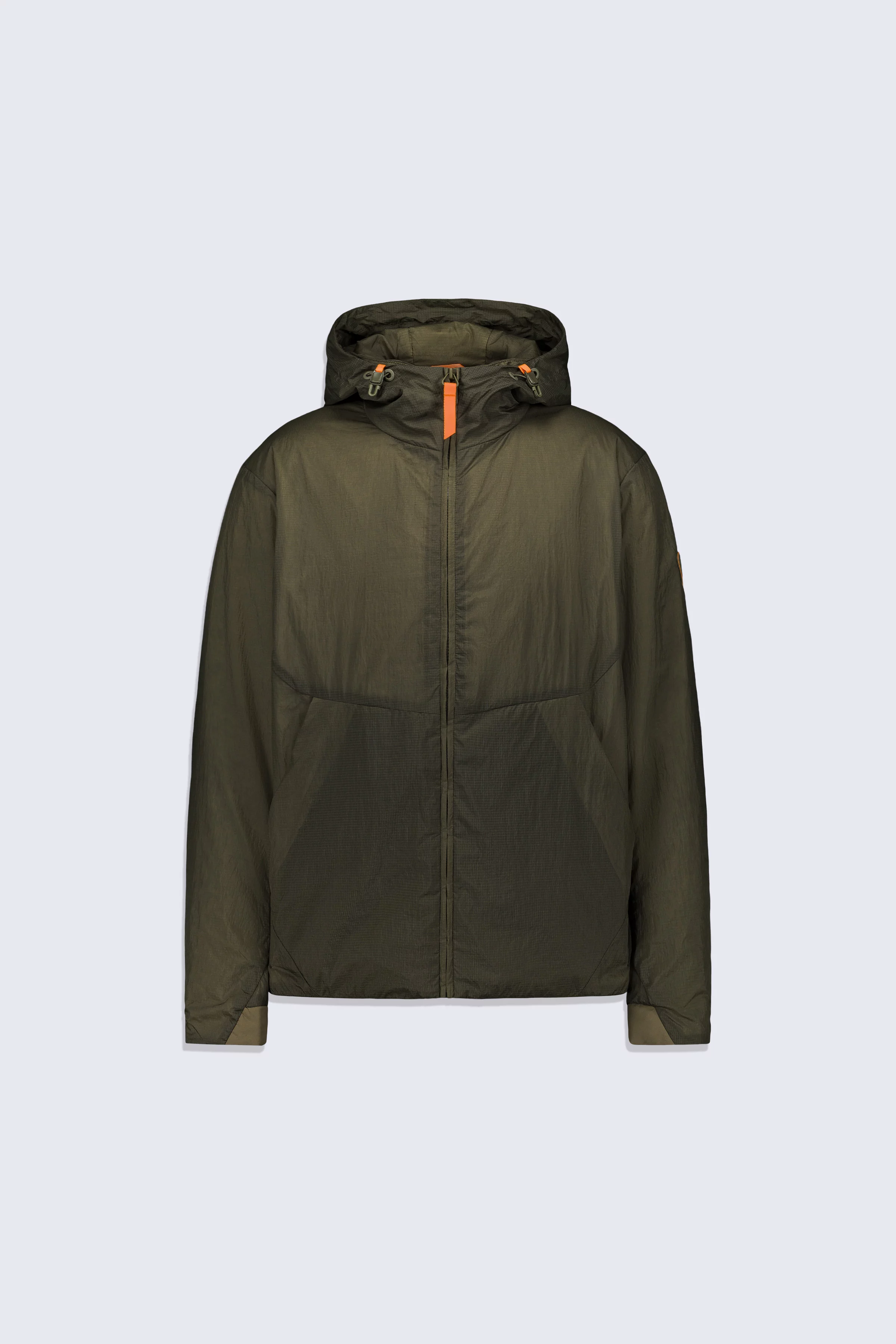 Veste en ripstop à capuche Elzear Light khaki homme - - Gertrude
