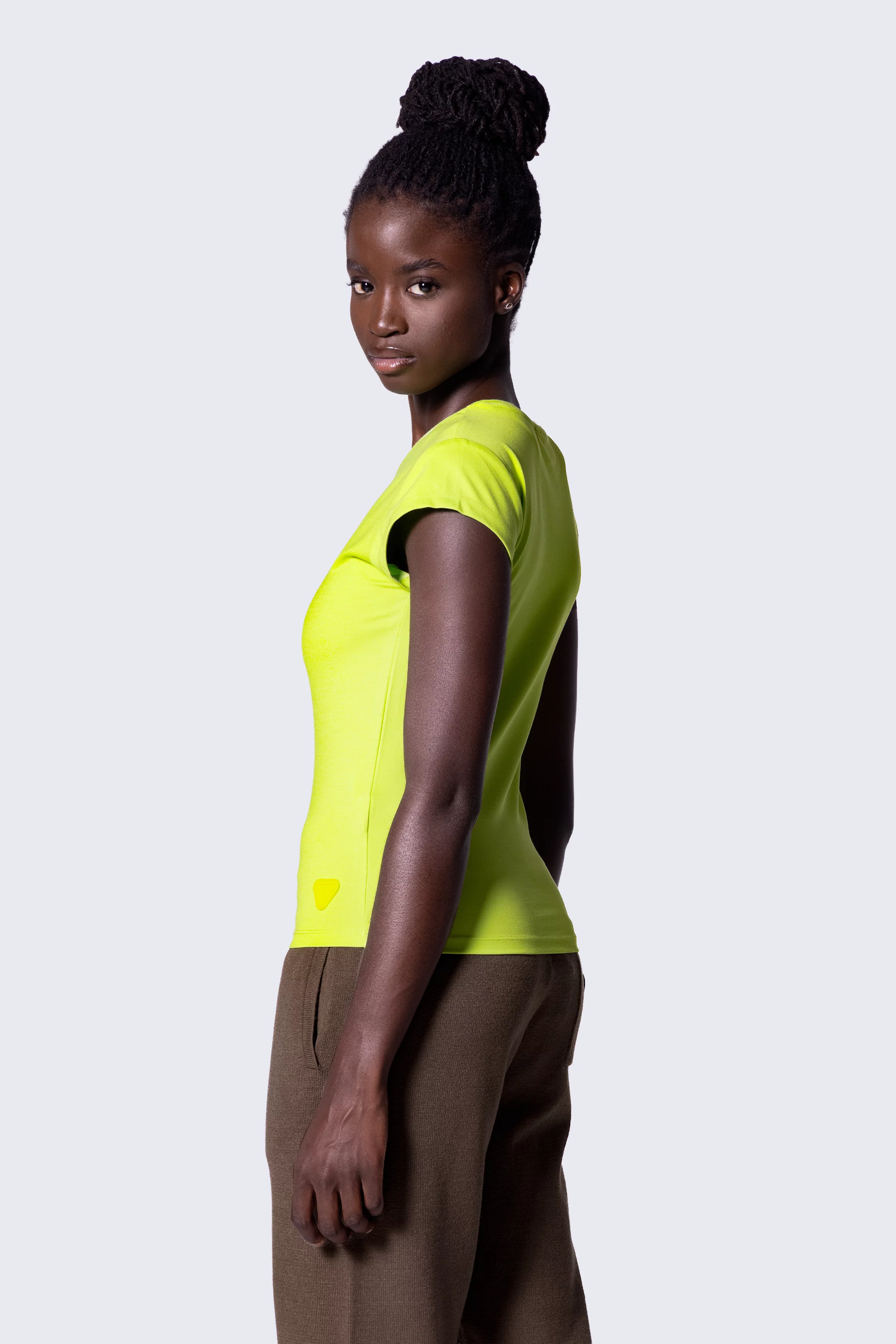 T-shirt avec print poitrine contrasté Jennalie acide femme - - Gertrude